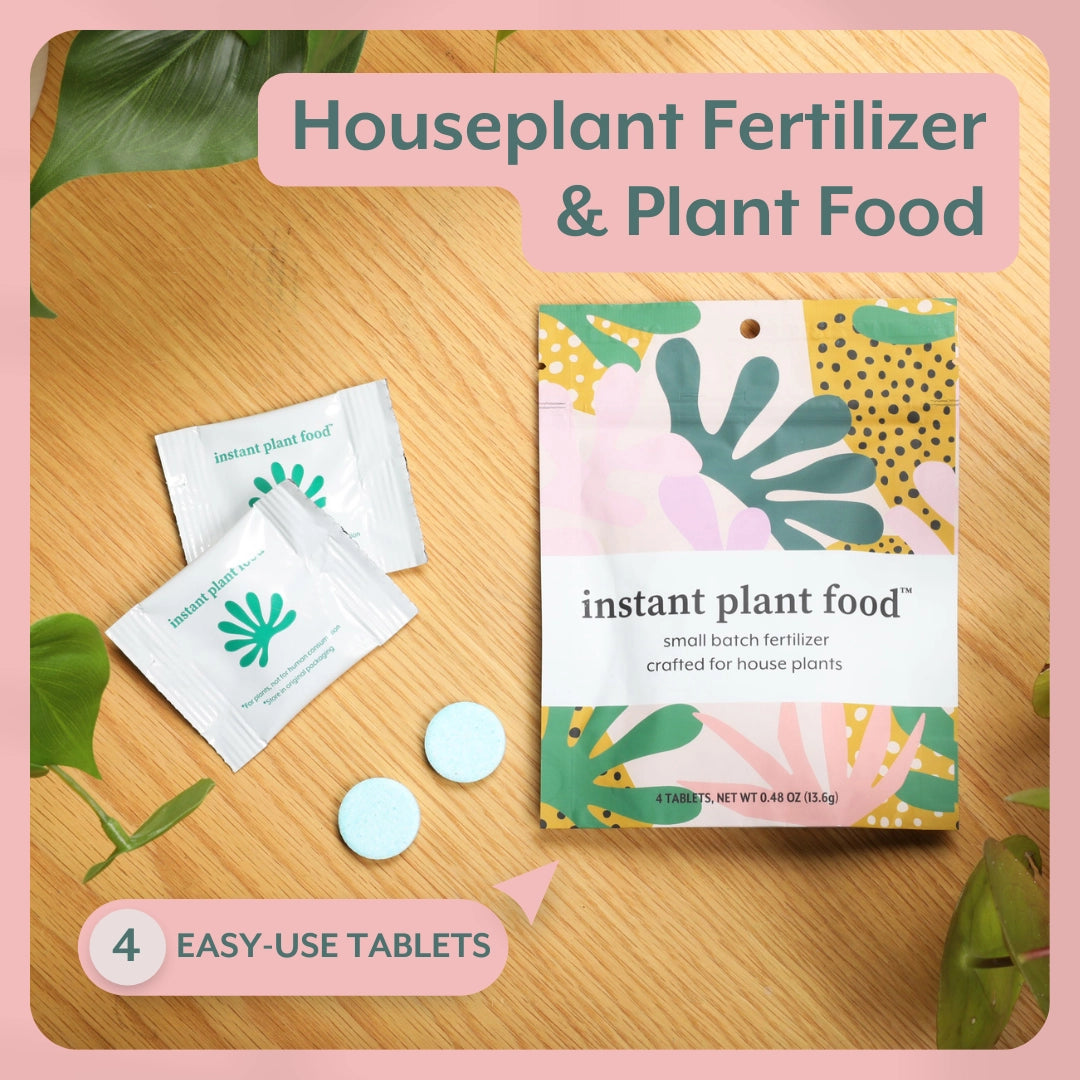 Best Houseplant Fertilizer Tablets - Fast-Acting Indoor Plant Food for Lush Growth | Perfect for Potted Plants, Succulents & Flowers