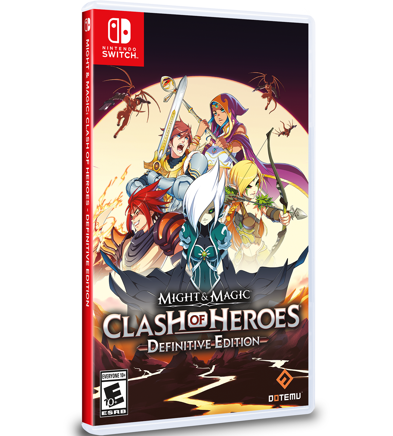 Might & Magic Clash of Heroes: Definitive Edition for Nintendo Switch - Fantasy Strategy RPG Game for Adventure & Battle Enthusiasts - Perfect for Home Gaming & On-the-Go Play