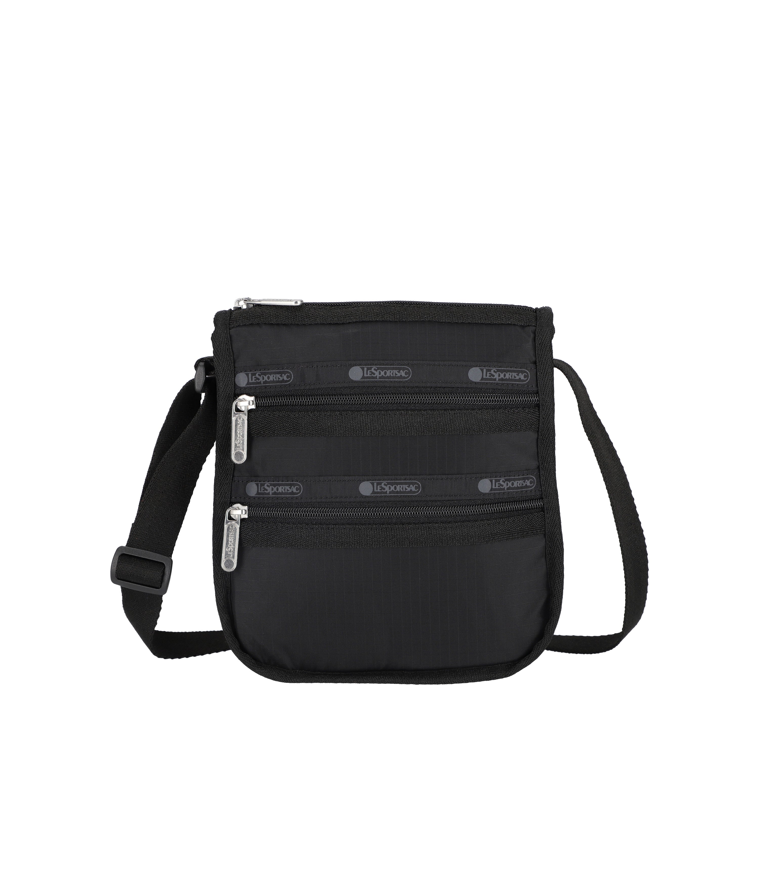 Medium 3-Zip Crossbody Bag for Women - Stylish & Secure Shoulder Purse - Perfect for Travel, Shopping & Everyday Use