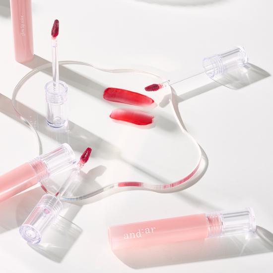 and:ar Glow Lip Color Tint - 4.5g Long Lasting Hydrating Lip Stain with Natural Shine | Perfect for Daily Wear, Date Night & Special Occasions