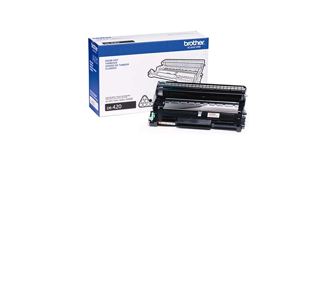 Brother DR420 High-Yield Imaging Drum Unit - Compatible with Brother HL-L2300D, HL-L2350DW Printers | Replacement Toner Cartridge for Office, Home & Small Business Printing | Laser Printer Supplies for Documents, Reports & School Projects
