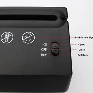 Mini USB A6 Electric Paper Shredder - Portable Home & Office Desktop Document Shredder for Bills, Receipts, Credit Cards | Perfect for Home Office, Small Business & Travel Use