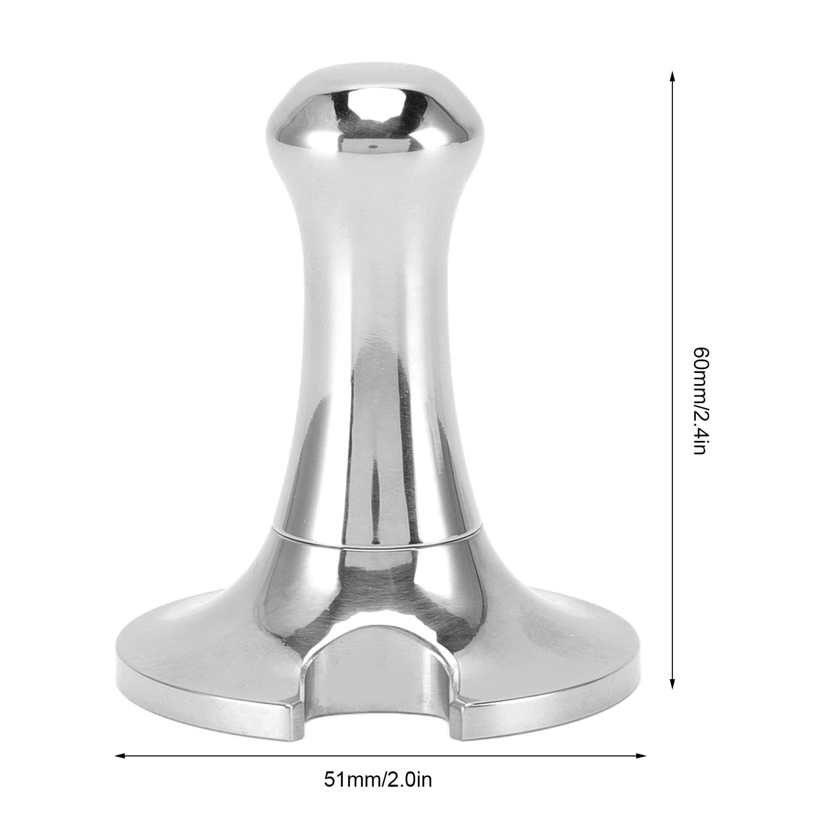 51mm Coffee Tamper - Ergonomic Handle for Espresso Machines | Durable Stainless Steel Base | Perfect for Home Baristas & Coffee Shops