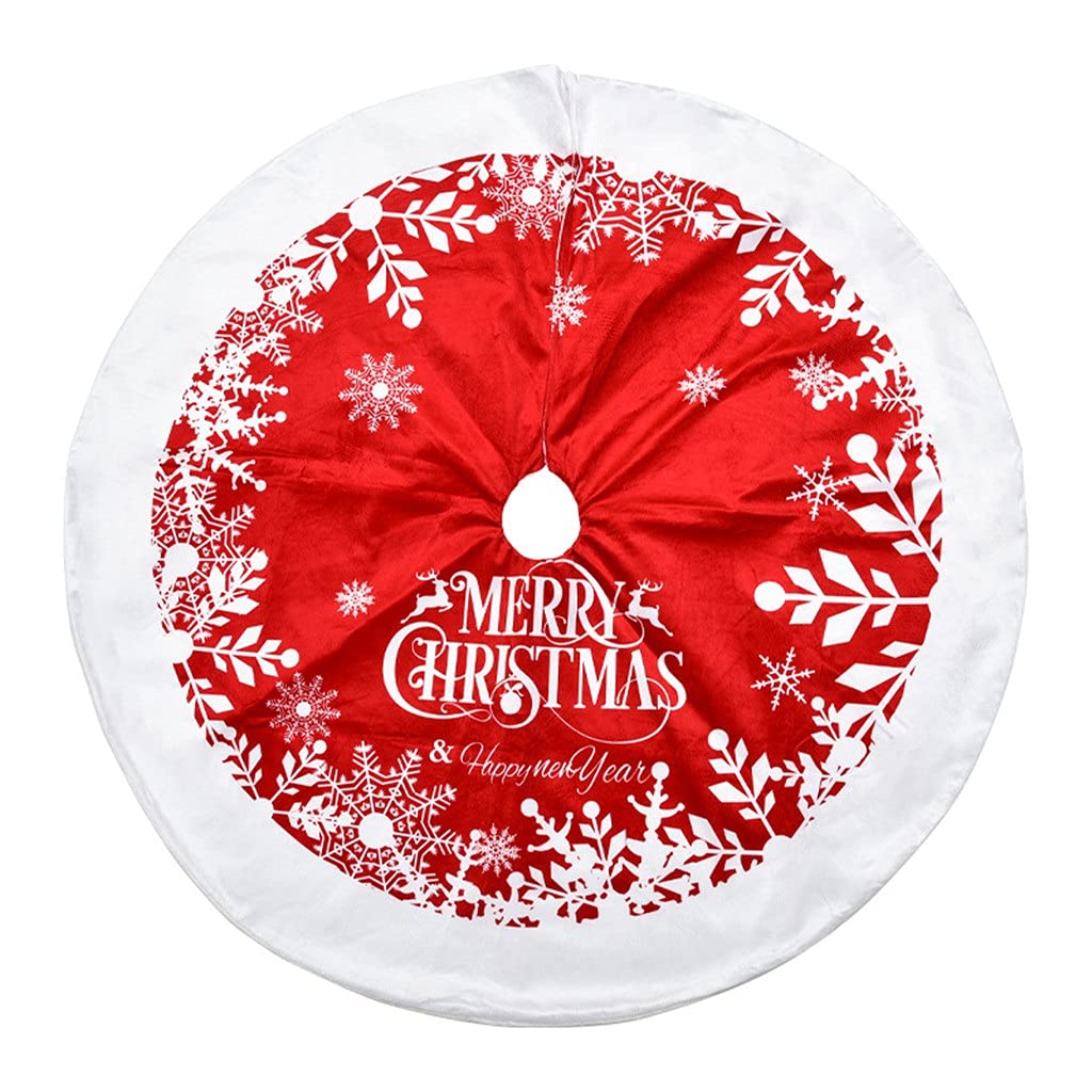 DIY Felt Christmas Tree Skirt - Non-Woven Holiday Floor Mat for Kids, Xmas & New Year Decorations (122cm, Color A) | Perfect for Family Christmas Tree Decorating & Festive Home Decor