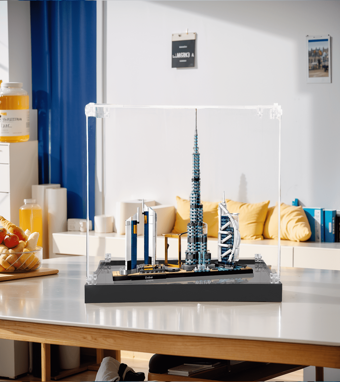 LEGO Architecture Dubai 21052 Display Case - Premium Acrylic Showcase for Collectible Building Sets - Perfect for Home Decor, Office Display & Gift Giving