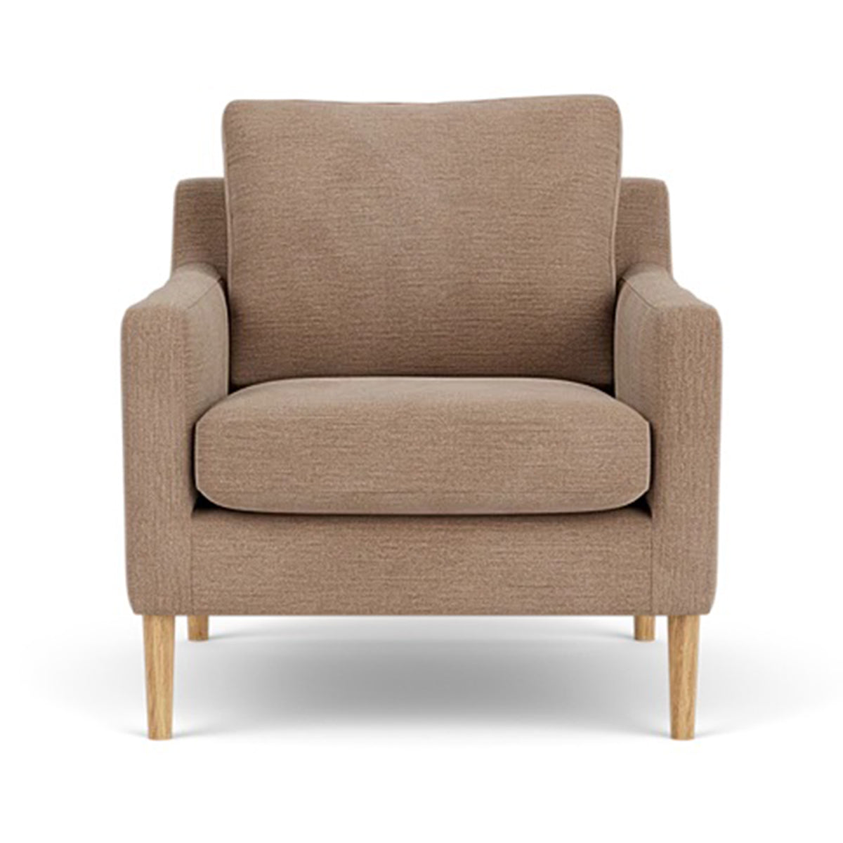 Astha Fabric Armchair - Modern Upholstered Accent Chair for Living Room, Bedroom & Office - Comfortable Lounge Chair with Soft Fabric & Sturdy Frame
