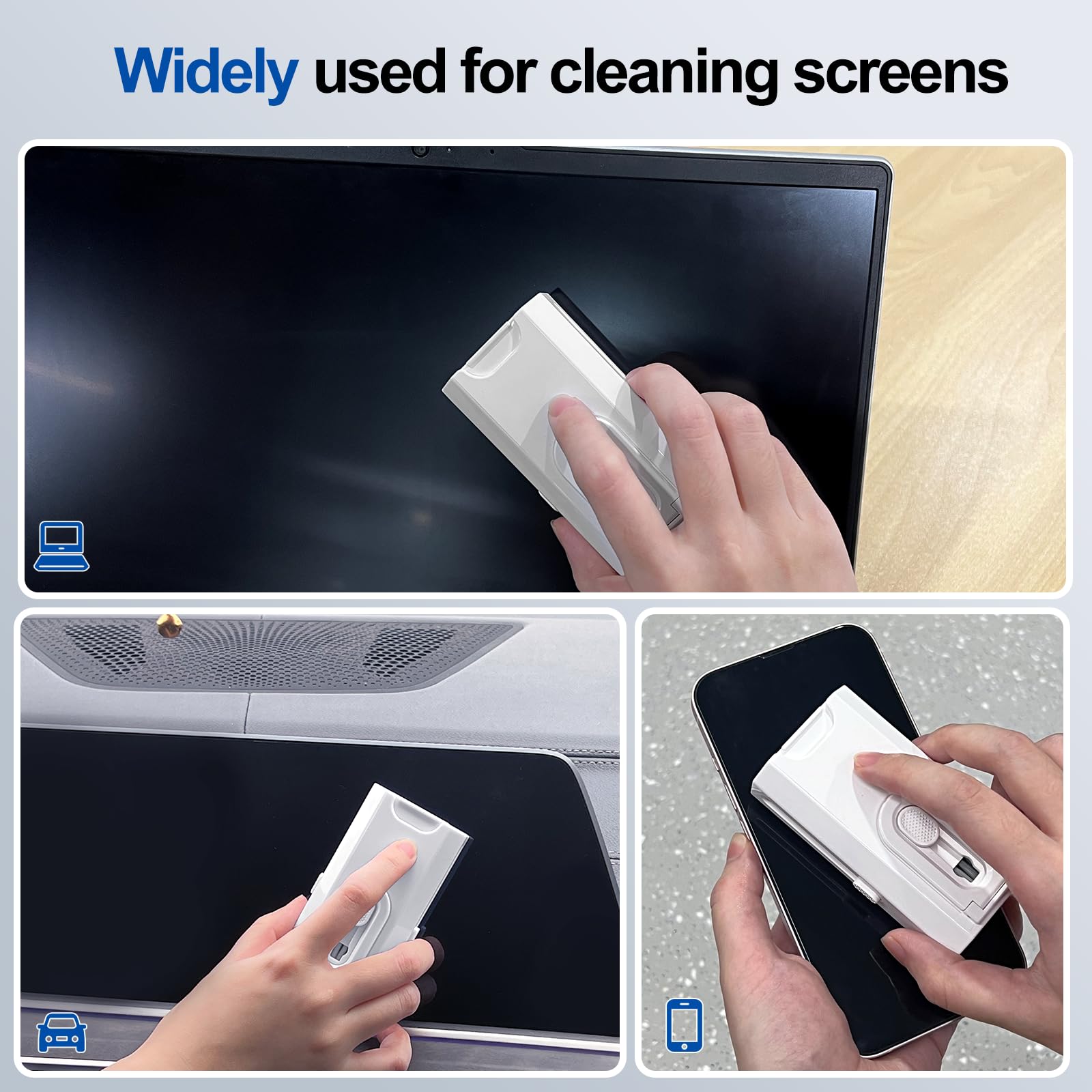 8-in-1 AirPods Cleaning Kit for AirPods Pro 1/2/3 - Includes Keyboard, Laptop, Earbud & Phone Cleaning Tools with 2 Bonus Microfiber Screen Cloths (White) | Perfect for Electronics Maintenance, Gadget Care & Travel Accessories