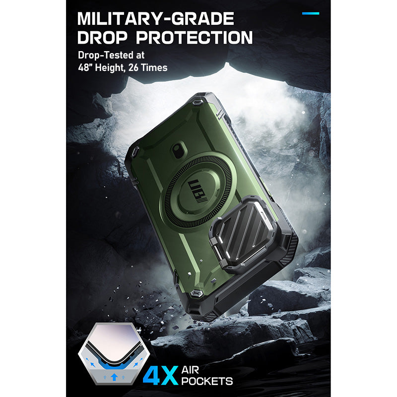 iPhone 14 Pro Max 6.7 Inch Unicorn Beetle MAG XT MagSafe Holster Case - Dark Green Protective Cover with Secure Clip | Perfect for Outdoor Adventures, Work & Daily Use