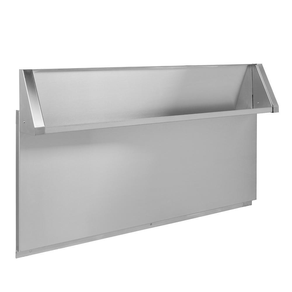 Amana W10225948 Tall Backguard with Dual Position Shelf - Compatible with 48-Inch Range or Cooktop | Perfect for Kitchen Safety and Organization