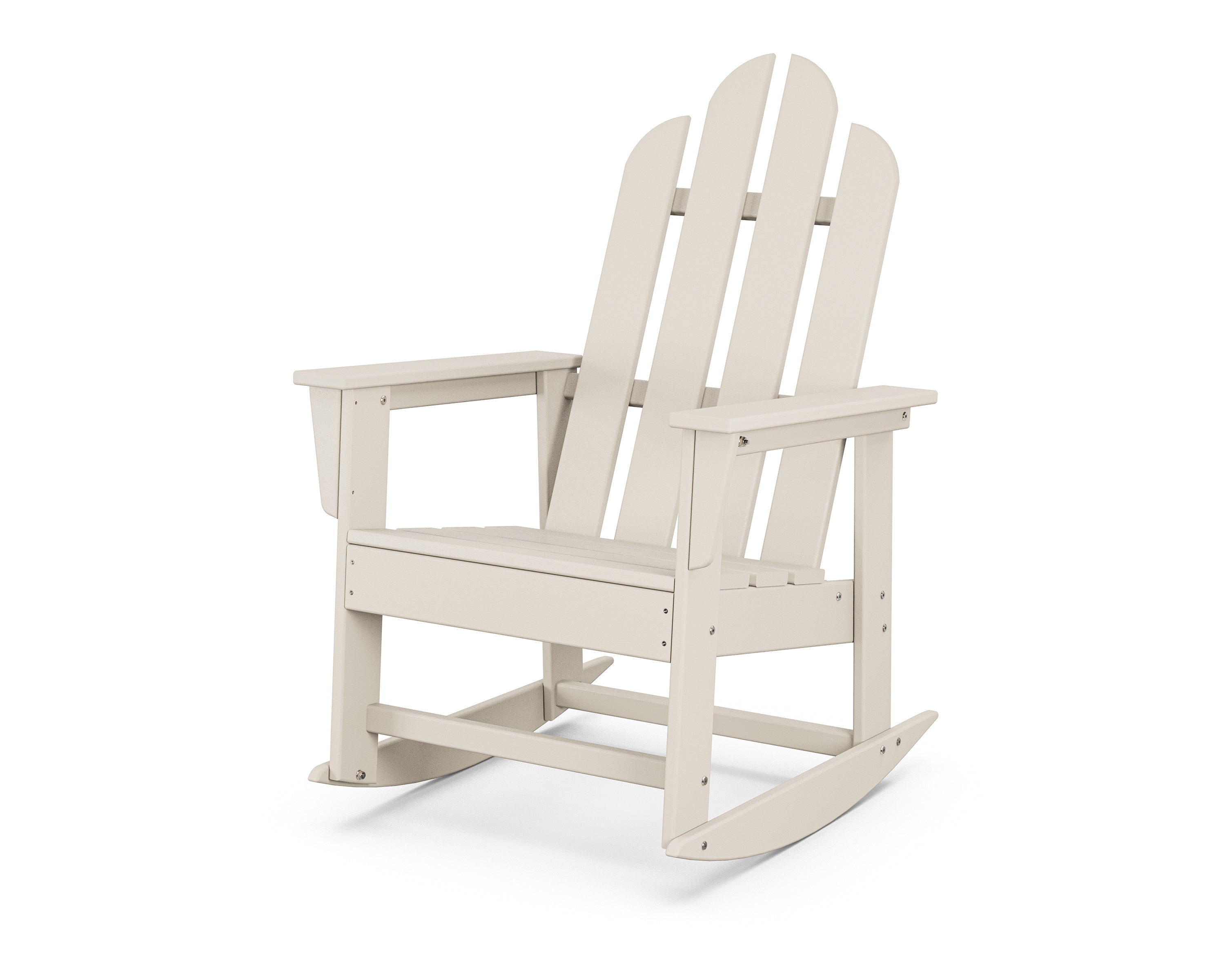 POLYWOOD Long Island Rocking Chair - All-Weather Outdoor Rocking Chair with UV Protection - Perfect for Patio, Garden, Porch & Backyard Relaxation