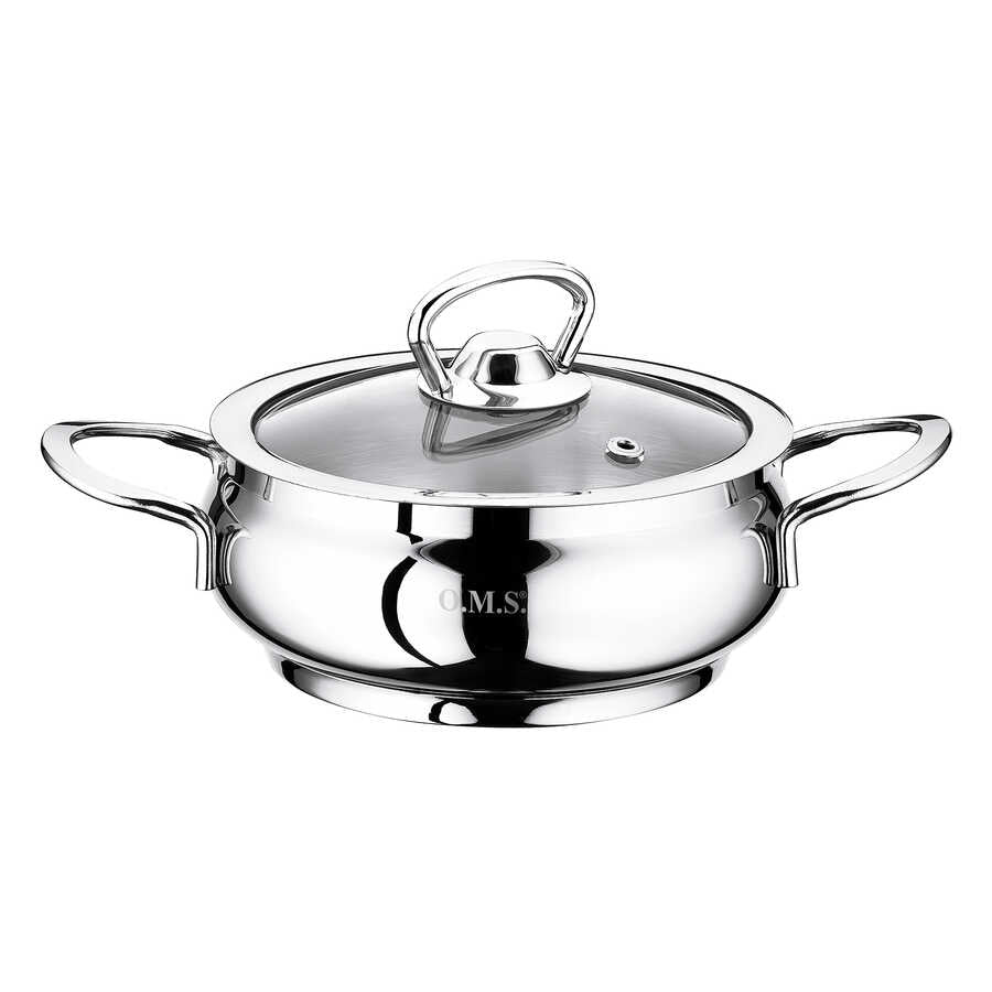 5.5x2.5 Inch Stainless Steel Small Cooking Pot - Perfect for Camping, Picnics & Small Kitchen Spaces