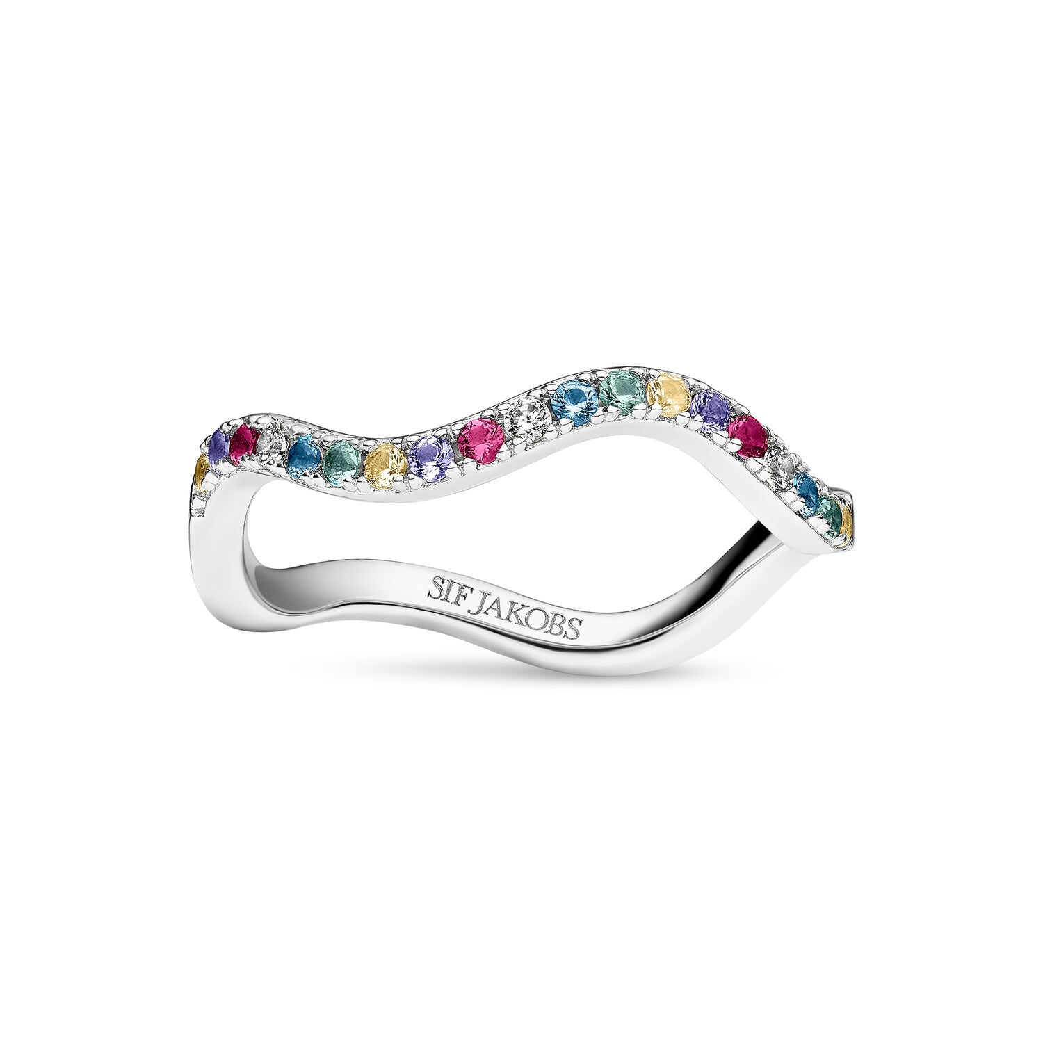 ELLERA WAVES Ring for Women - Elegant Wave Design Silver Ring - Perfect for Everyday Wear, Gift Giving & Special Occasions