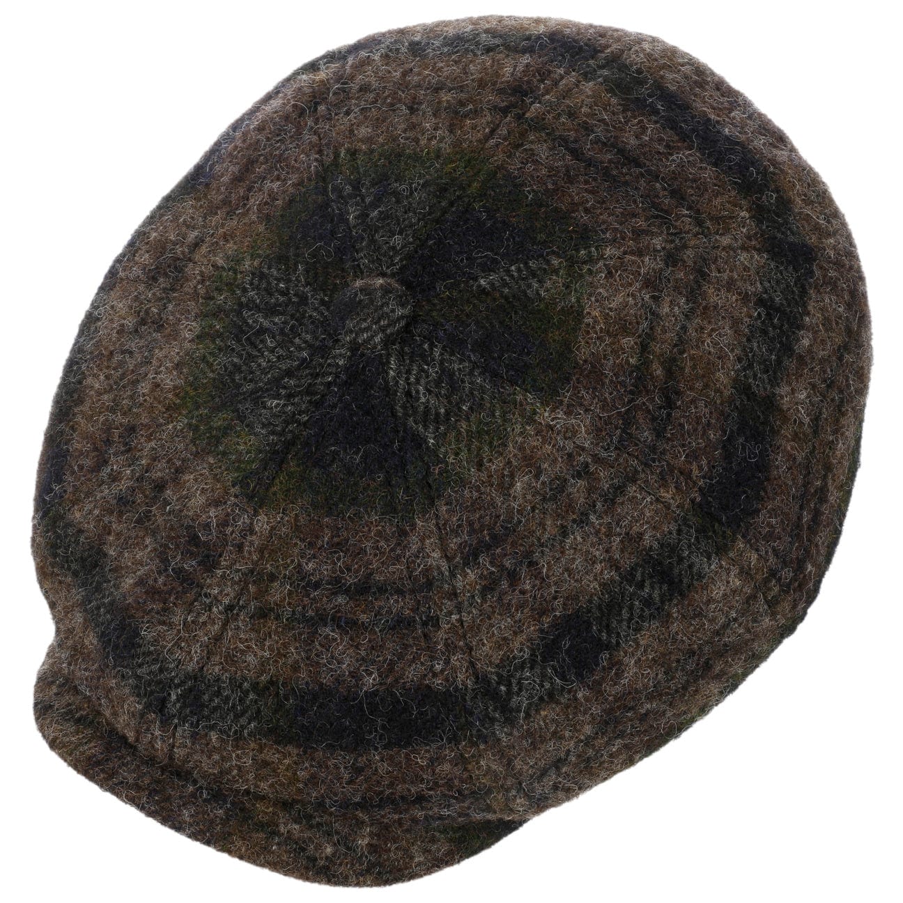 Stetson Hatteras Beeswax Shetland Wool Newsboy Cap - Vintage Style Men's Hat for Outdoor Activities & Casual Wear