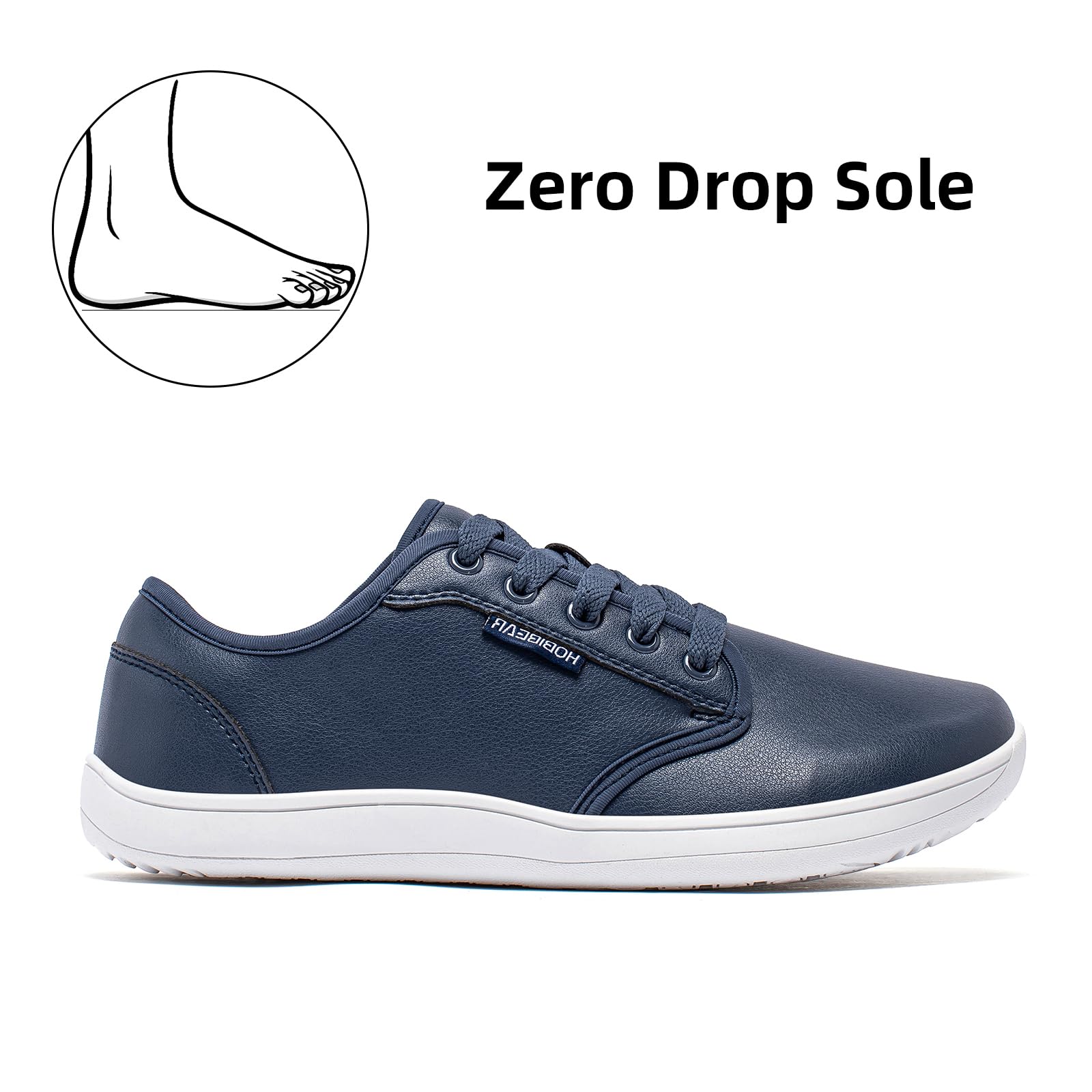 HOBIBEAR Unisex Barefoot Shoes for Men & Women - Wide Toe Box, Minimalist Zero Drop Sneakers for Running, Hiking & Everyday Comfort