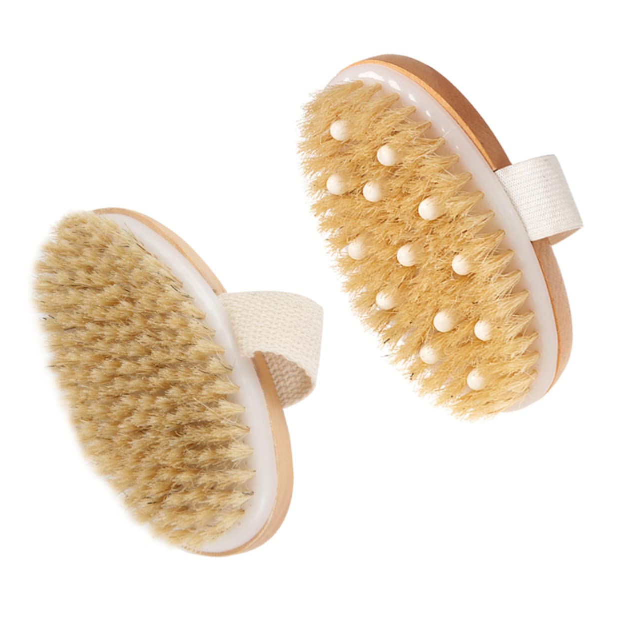 FOMIYES Small Travel Brush with Nylon Bristles - Compact Body Cleaning Brush for Home, Gym & On-The-Go - Perfect for Shower, Bath & Quick Cleanups