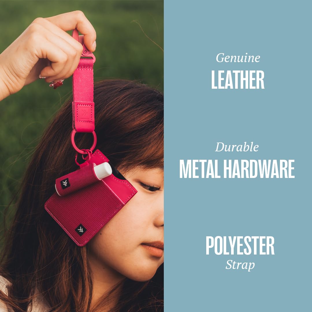 Durable Thread Wallets Keychain Hook with Belt Clip - Compact Slim Design for Keys, ID Cards & Cash - Perfect for Travel, Gym & Everyday Carry