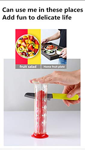 Strawberry Slicer & Grape Cutter - Adjustable Fruit Slicer for Small Tomatoes, Cherries, and Fruit Salad Prep - Perfect for Pizza Toppings, Smoothie Bowls, and Party Platters