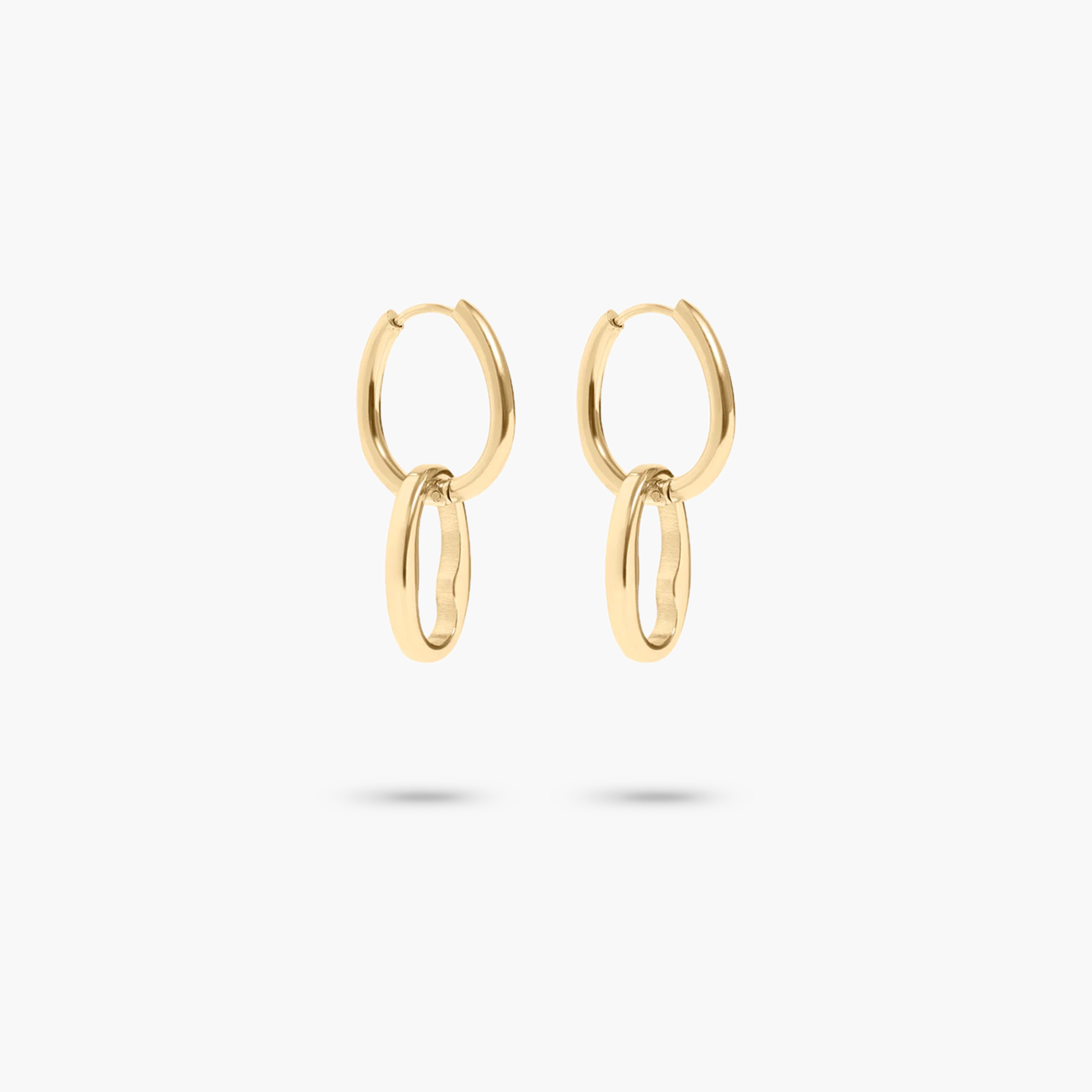Stylish Titanium Dangle Hoop Earrings for Women - Lightweight Hypoallergenic Jewelry - Perfect for Parties, Weddings & Everyday Wear