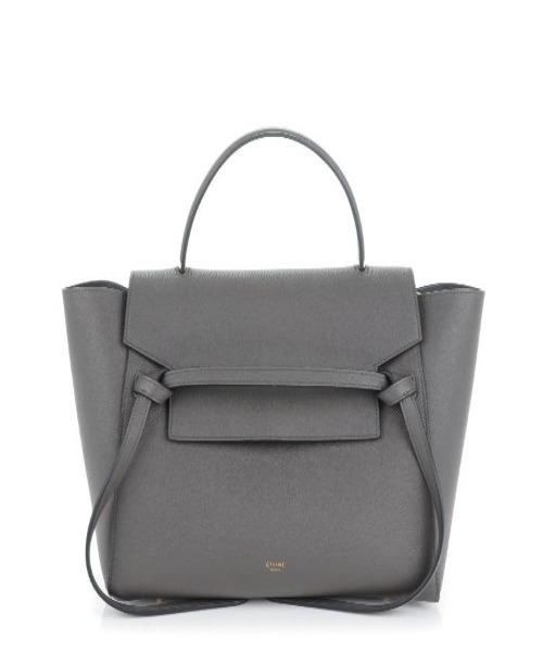 Celine Mini Belt Bag in Grained Calfskin - Premium Grey Crossbody Bag for Women | Perfect for Work, Travel & Everyday Use