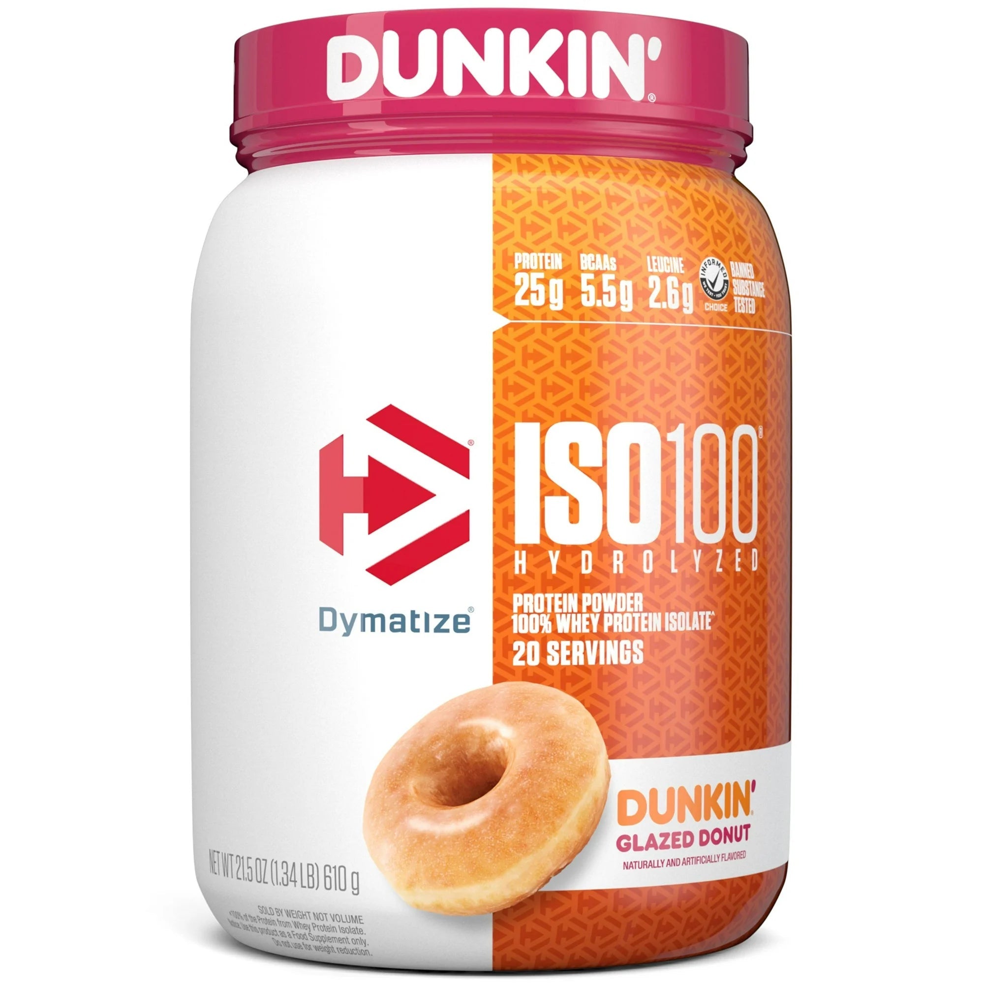 Dymatize ISO 100 Hydrolyzed Whey Protein Powder - Fast Absorbing Muscle Recovery for Athletes & Bodybuilders - Post Workout & Gym Nutrition Supplement