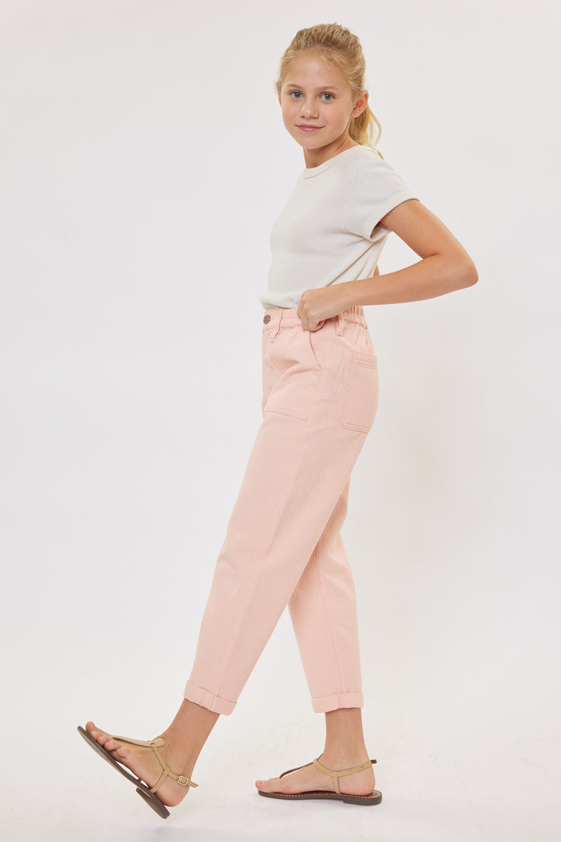 Lily Mini Mom Kid Jeans - Stylish & Comfortable Denim Pants for Toddlers & Kids - Perfect for Playtime, School & Casual Outings