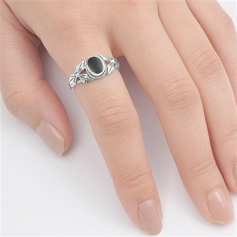 Sterling Silver Leaf Ring - Elegant & Dainty Jewelry for Women - Perfect for Everyday Wear, Gifts & Special Occasions