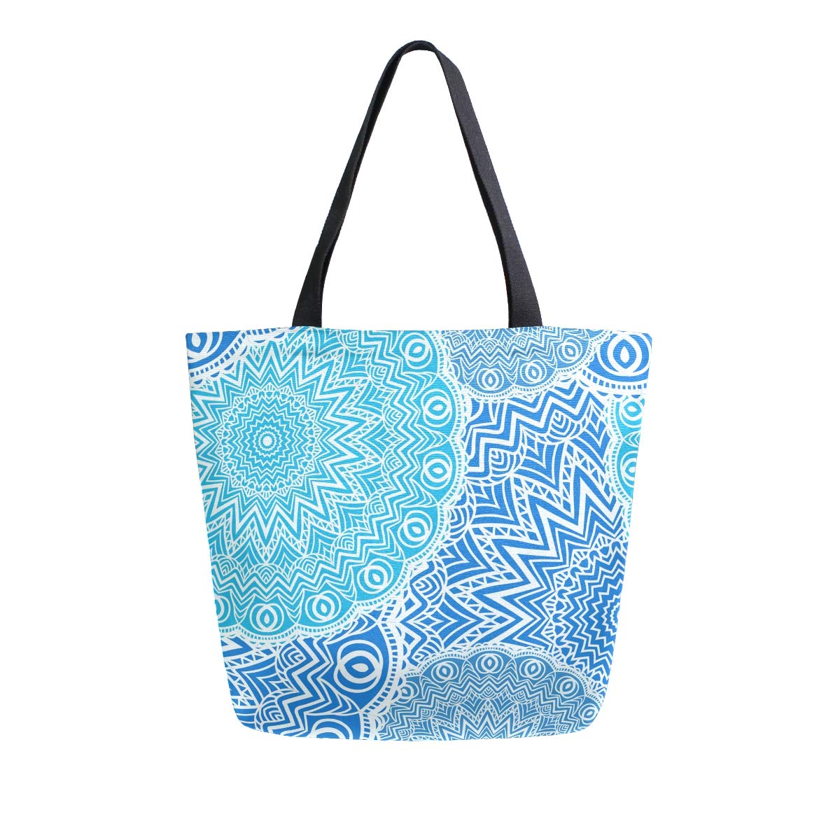 SUABO Reusable Tote Bag for Women - Eco-Friendly Canvas Grocery Shopping Bag - Perfect for Groceries, Beach, Travel & Outdoor Activities