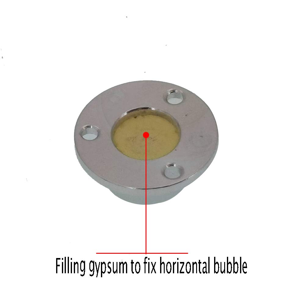 Universal Metal Horizontal Bubble Bull's-Eye Level - 22.5x10mm Green Flange Water Bubble Level for Home & DIY Projects - Perfect for Wall Mounting, Picture Hanging, and Small Construction Tasks