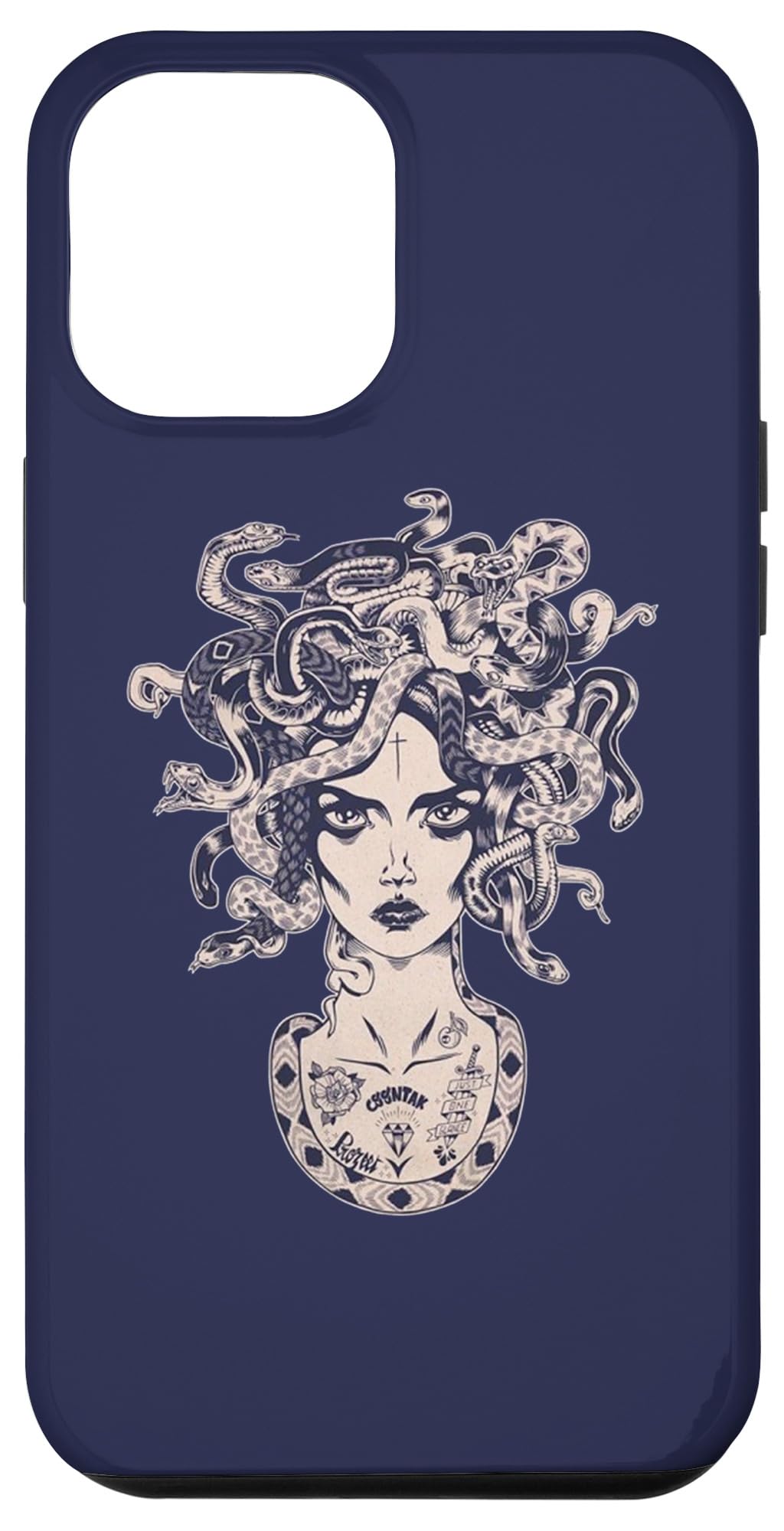 iPhone 12 Pro Max Case - Snake Head Medusa Gorgon Greek Mythology Design | Protective Phone Cover for iPhone 12 Pro Max | Perfect for Mythology Lovers, Unique Gift & Daily Use
