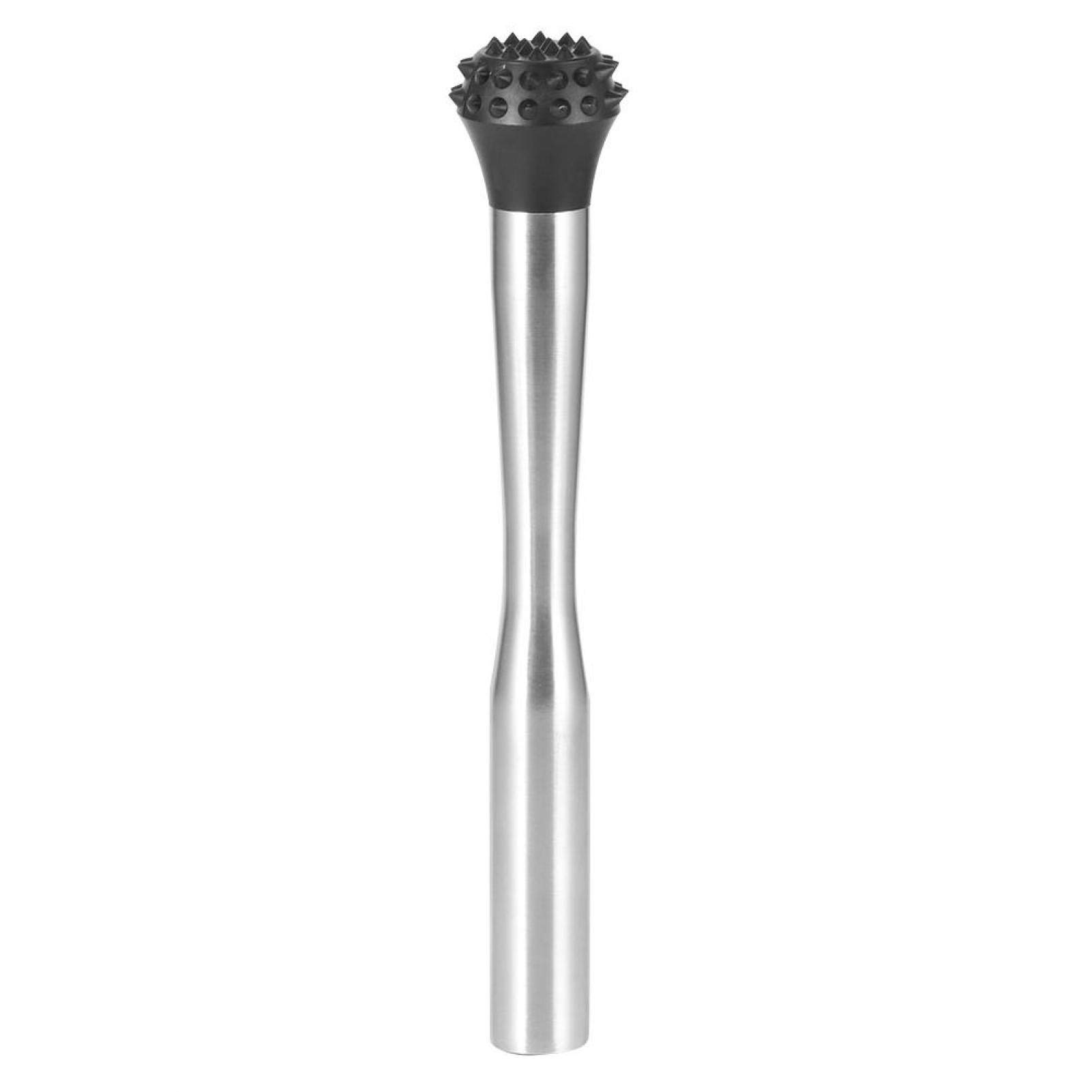 Premium Stainless Steel Ice Crushing Rod - 30cm Cocktail Muddler Bar Tool for Crushing Ice, Mixing Drinks & Making Mojitos - Essential Bar Supplies for Restaurants, Home Bars & Parties