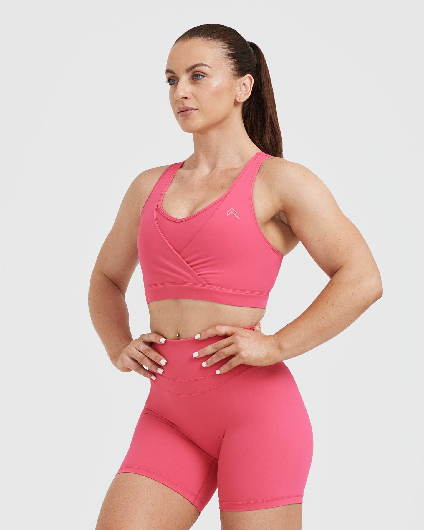 High Support Seamless Sports Bra for Women - Soft Velvet Pink - Perfect for Yoga, Running & Gym Workouts