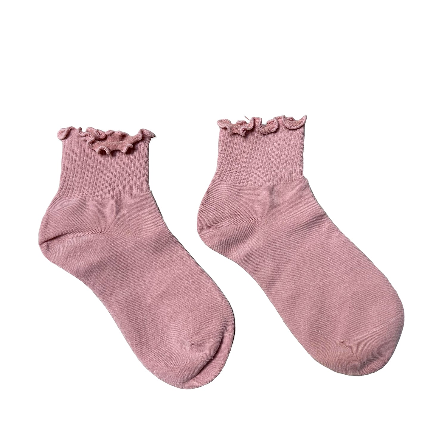 FLOOF Women's For The Frill 2.0 Pink Socks - Cute & Comfortable Knee-High Socks for Casual Wear, Outfits & Gifts