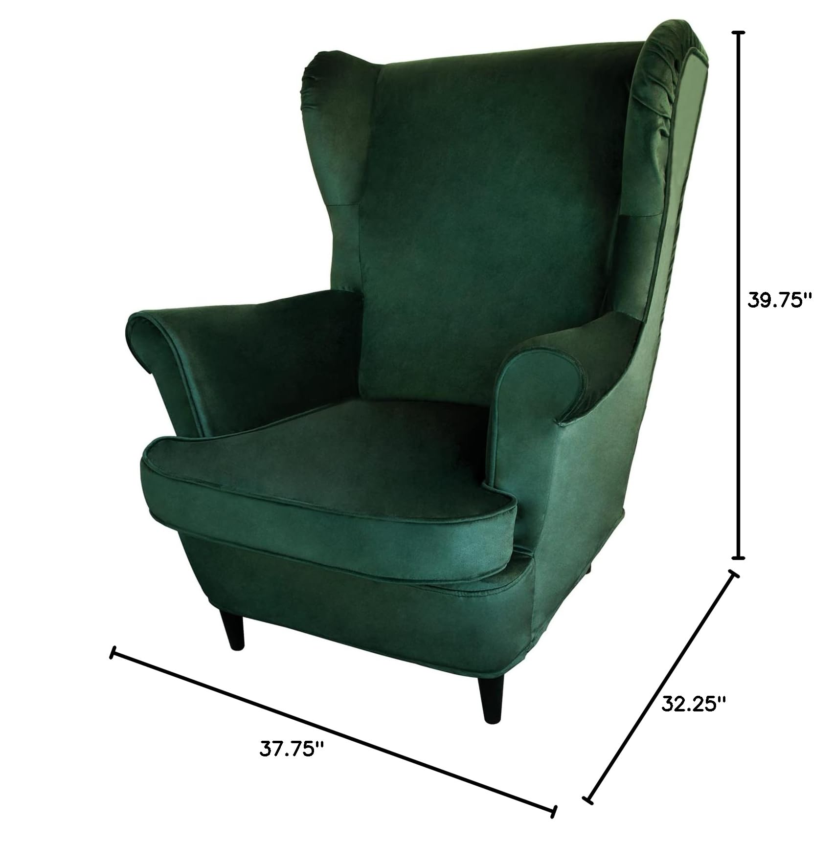 IKEA Strandmon Armchair Cover - Stretchable Sofa Slipcover for Living Room (2030-49) - Perfect for Home Decor, Pet Protection & Furniture Refresh