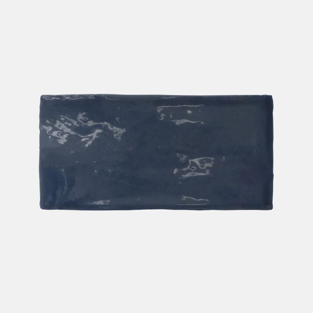 Evolution Sea Blue 75x150 Glossy Ceramic Subway Tile - Perfect for Kitchen Backsplash, Bathroom Walls & Modern Interior Design