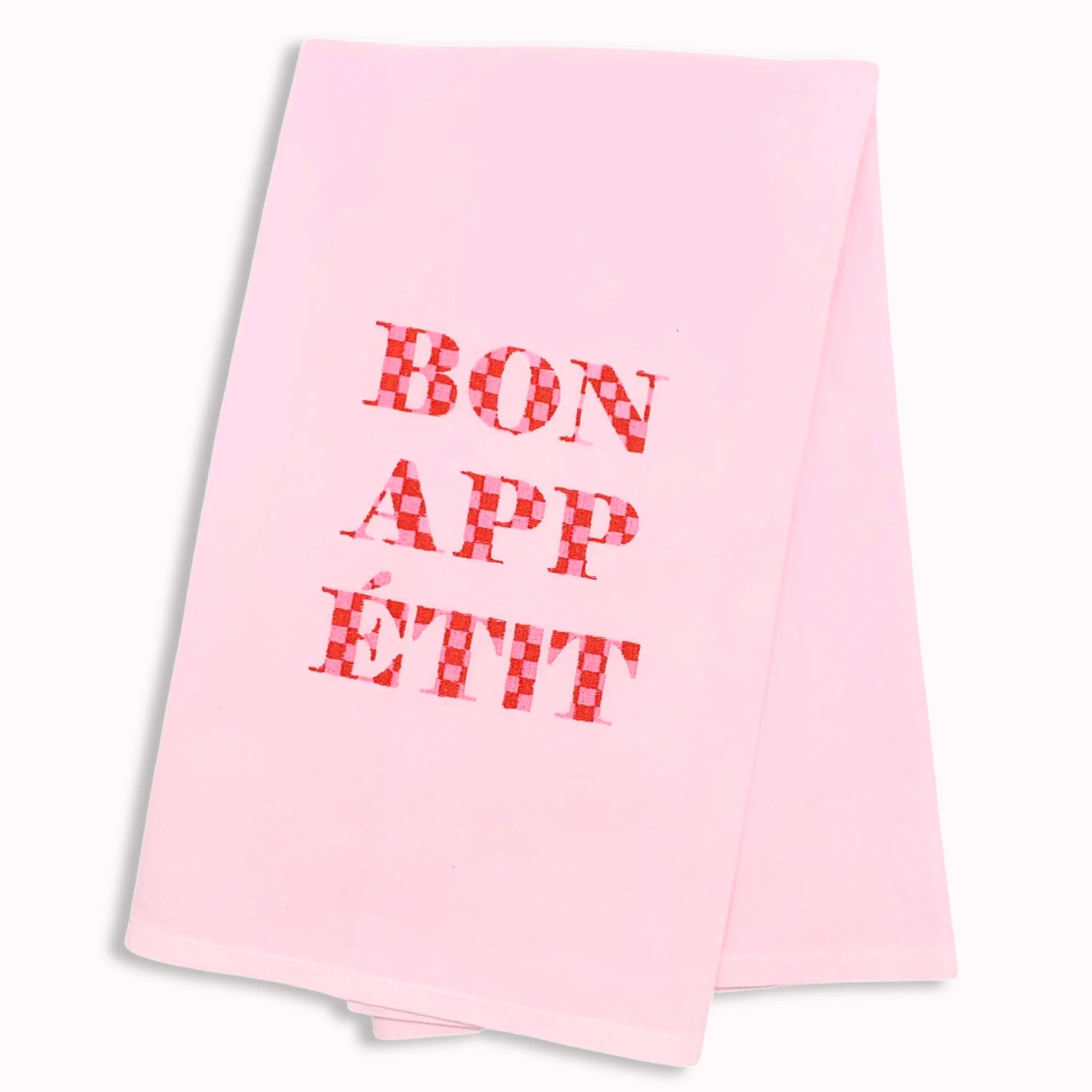 Lynen Bon Appétit Tea Towel - Premium Cotton Kitchen Towel for Drying Dishes, Cleaning & Decor - Perfect for French Country Kitchen, Hostess Gifts & Cooking Enthusiasts
