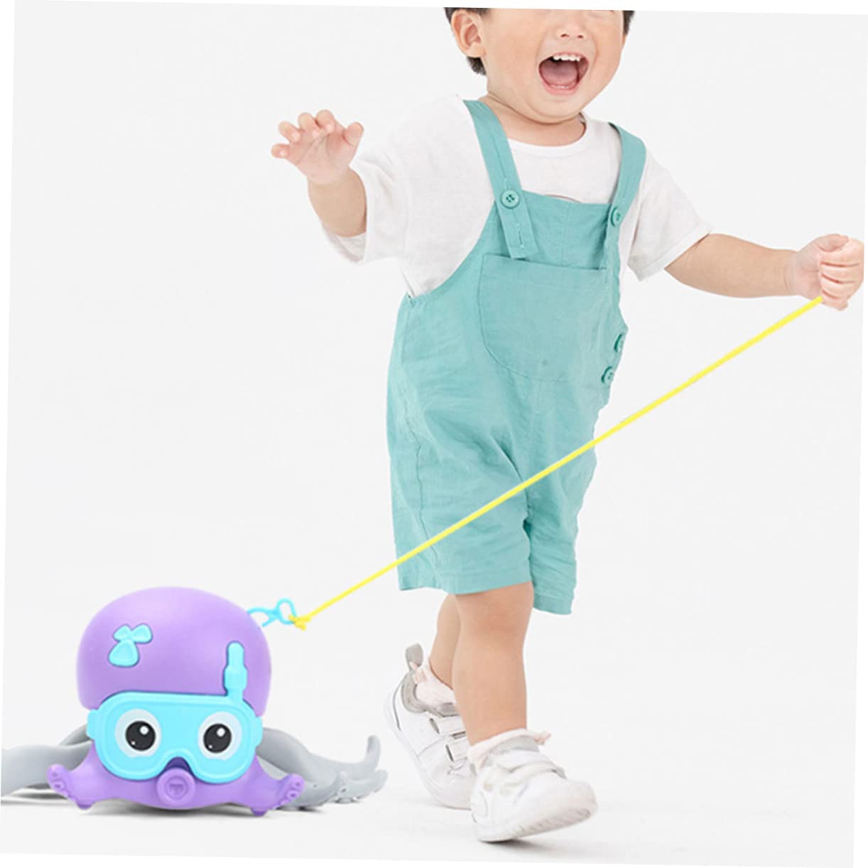Fun Swimming Octopus Toy for Kids - Purple Plastic Underwater Bath Toy for Boys & Girls - Perfect for Pool, Bathtub & Beach Playtime