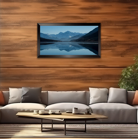 24x48 Poster Frame - SwingFrame Carbon Steel Display for Art, Photos & Posters - Perfect for Home, Office & Gallery Decor