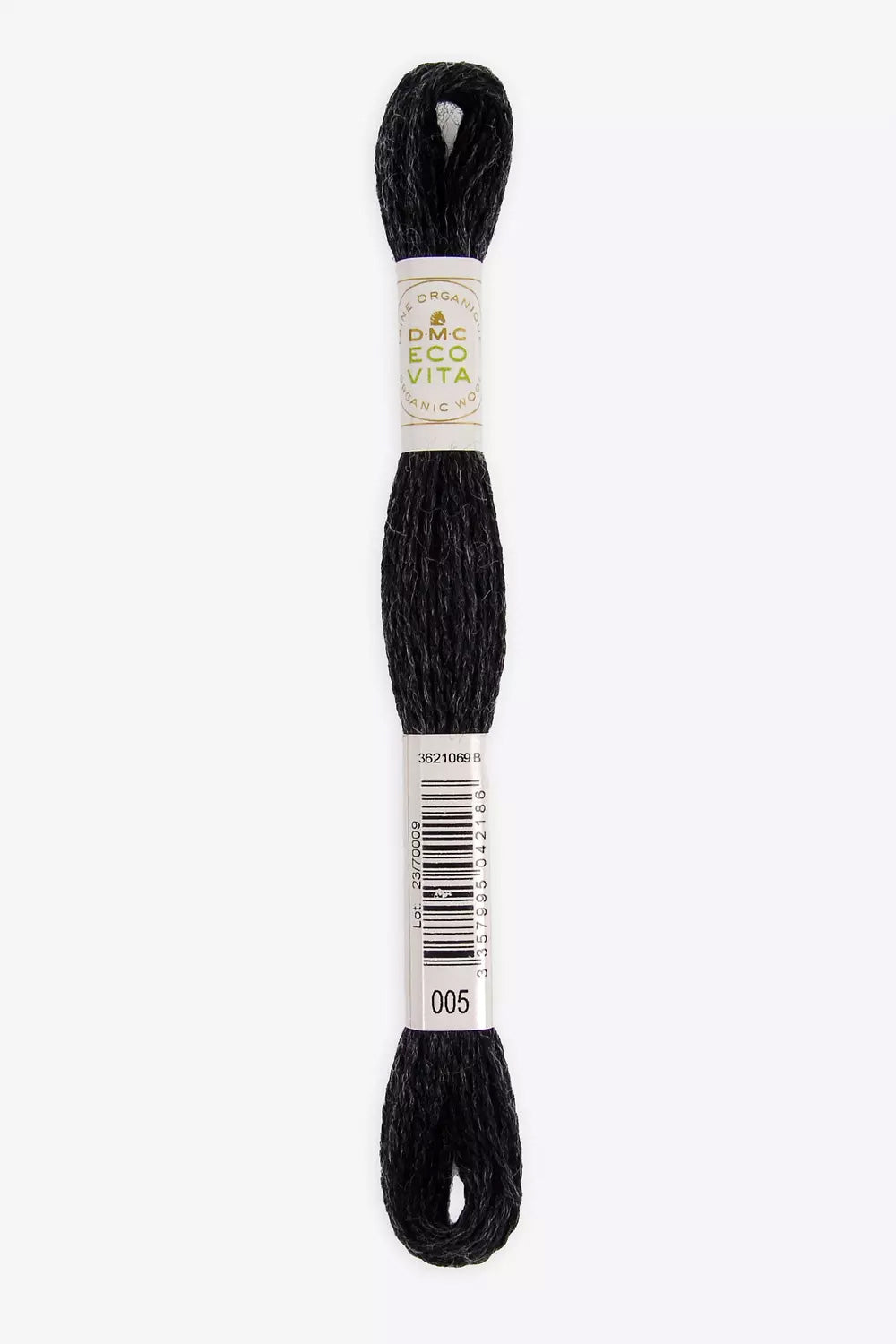 DMC 005 Eco Vita Wool Embroidery Thread - 100% Natural Wool Yarn for Cross Stitch, Needlepoint & Hand Embroidery - Perfect for DIY Crafts, Home Decor & Gift Making