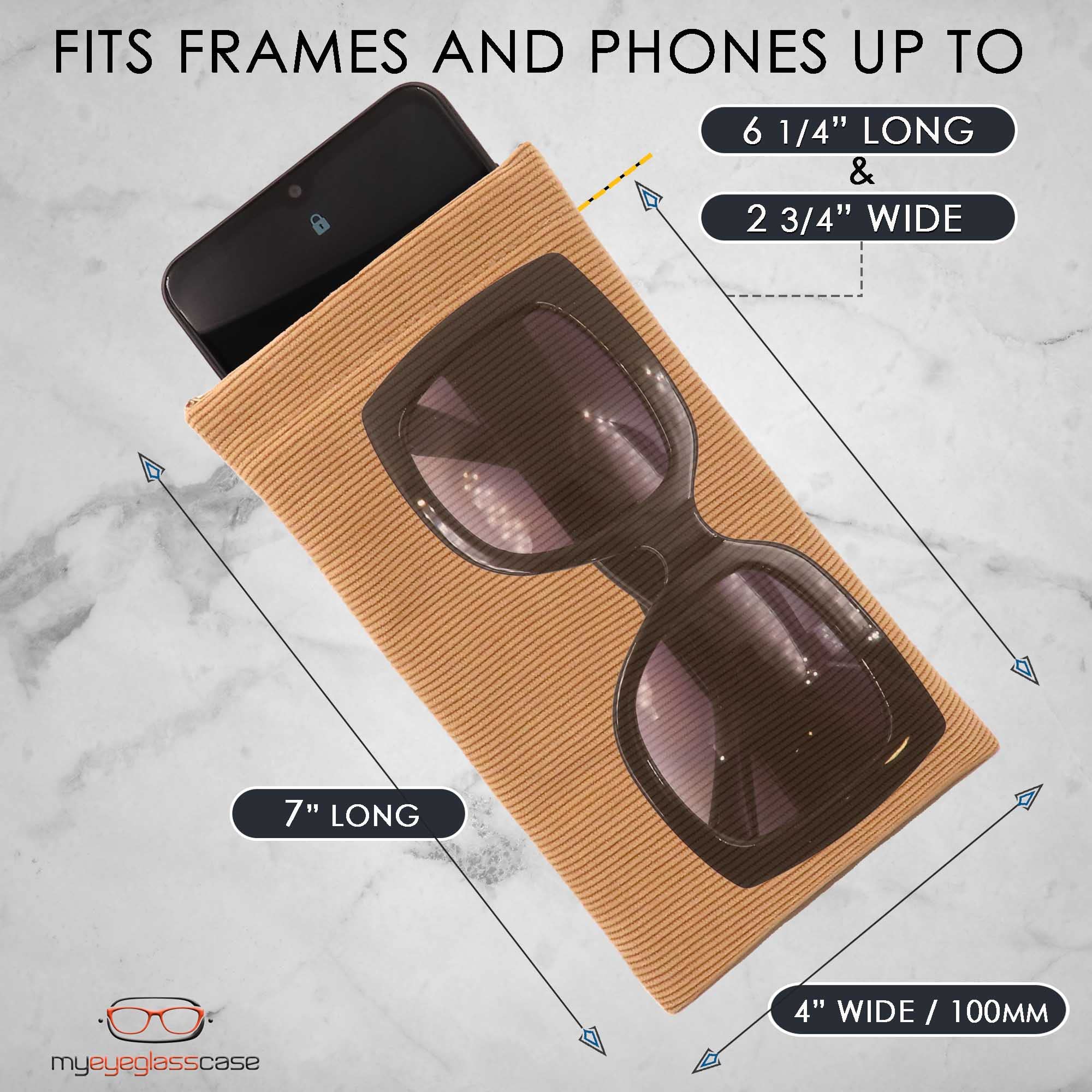 Soft Sunglasses Case with Squeeze Top - Large Glasses Holder Pouch, Lightweight & Extra Protective Layers | Perfect for Travel, Gym, and Everyday Use