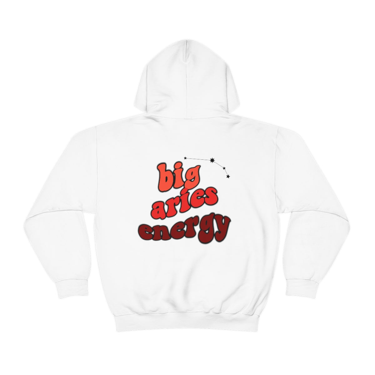 Aries Zodiac Hoodie - Big Aries Energy Sweatshirt for Astrology Lovers | Perfect Christmas Gift for Aries | Cozy Casual Wear for Daily Outfits & Gift Giving