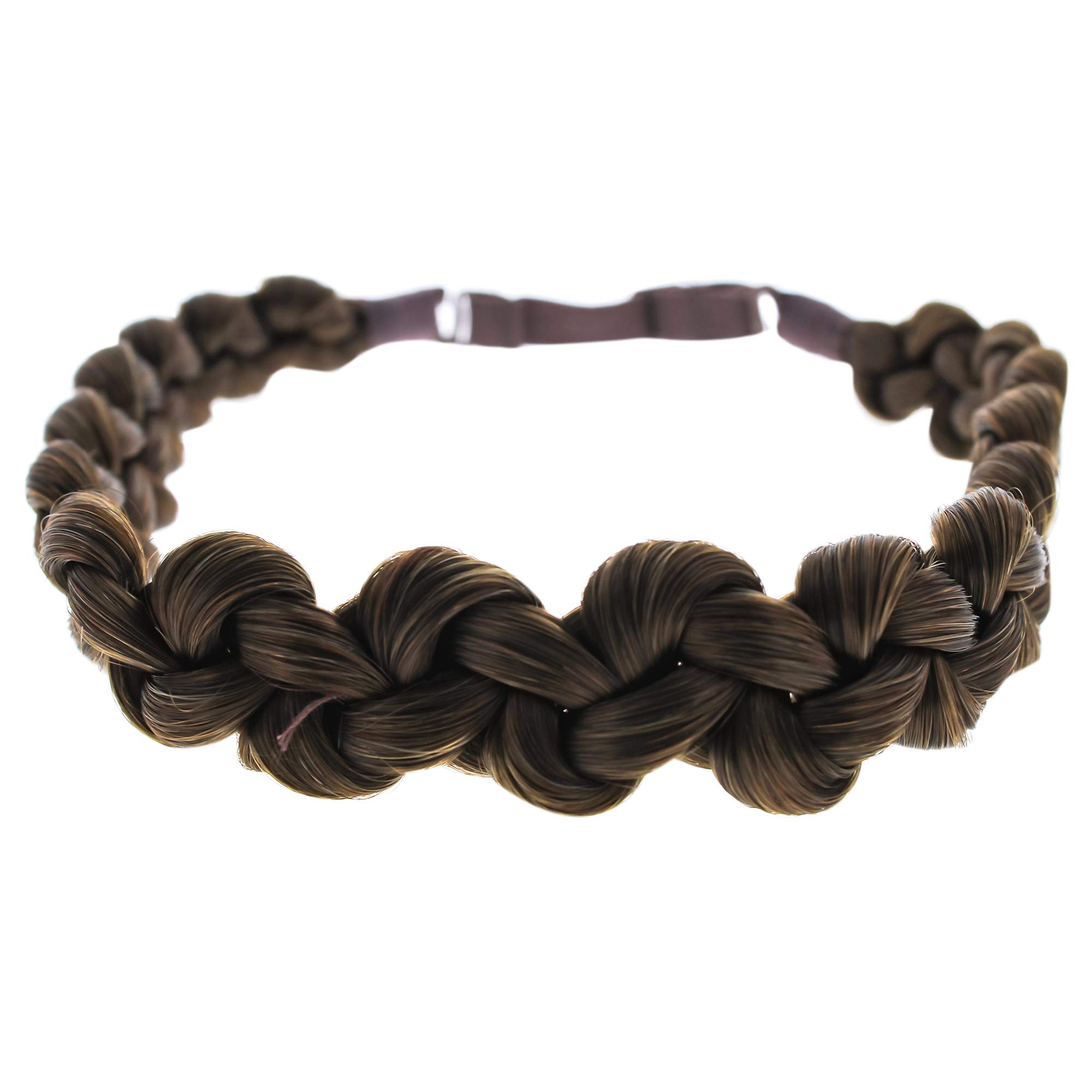 Hairdo Pop Thick Braid Headband for Women - 1 Piece Chestnut Brown Hair Accessory - Perfect for Everyday Wear, Parties & Special Occasions