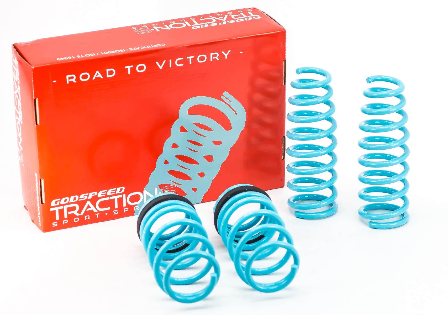 Godspeed LS-TS-MA-0007 Performance Lowering Springs - Compatible with 2009-2013 Mazda 6 Sedan (GH) 2.5L - Enhance Handling & Style for Street Racing & Custom Builds