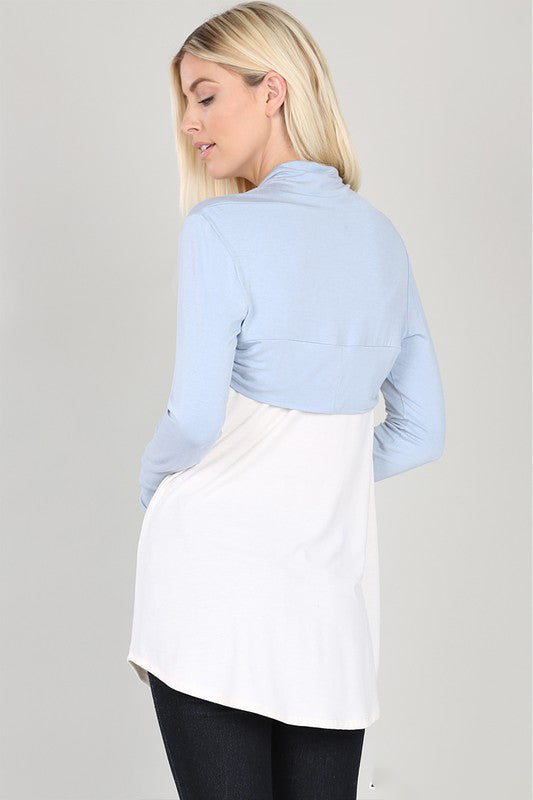Elegant Long Sleeve Bolero Cardigan for Women - Lightweight Cover-Up for Dresses, Weddings & Evening Events