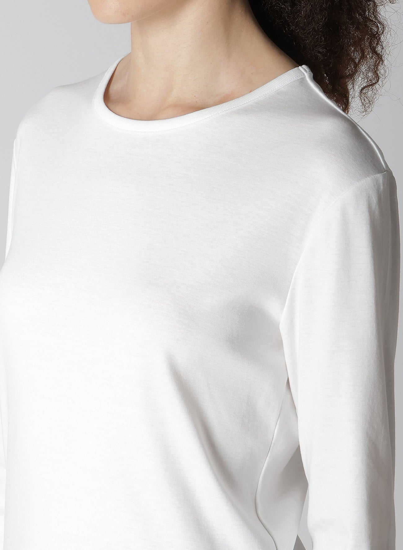 Cotton and Polyester Blend Gauze Round Neck T-Shirt with Double Cuff - Soft & Breathable for Casual Wear, Workouts, and Everyday Comfort