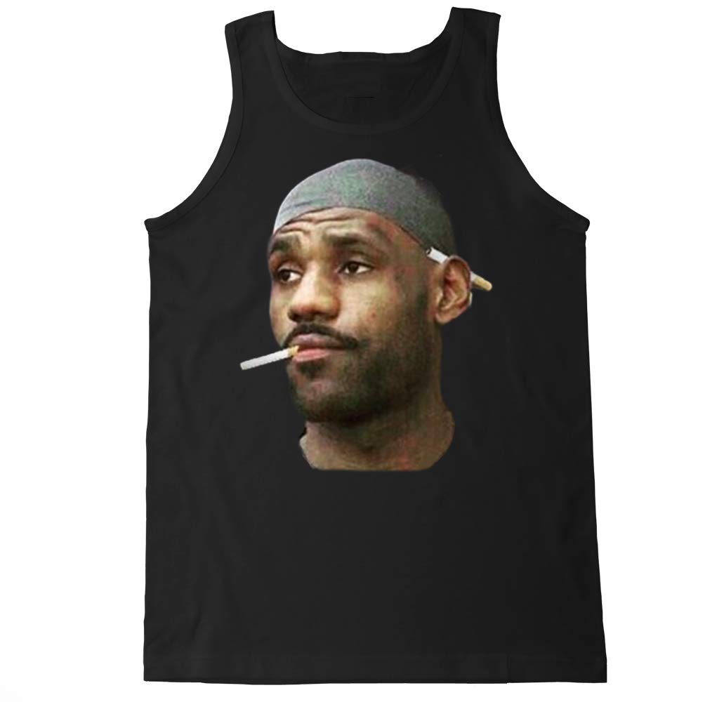 FTD Apparel Men's Slim Fit Cigarette Bron Tank Top - Breathable Muscle Tee for Gym, Workout & Summer Streetwear Fashion