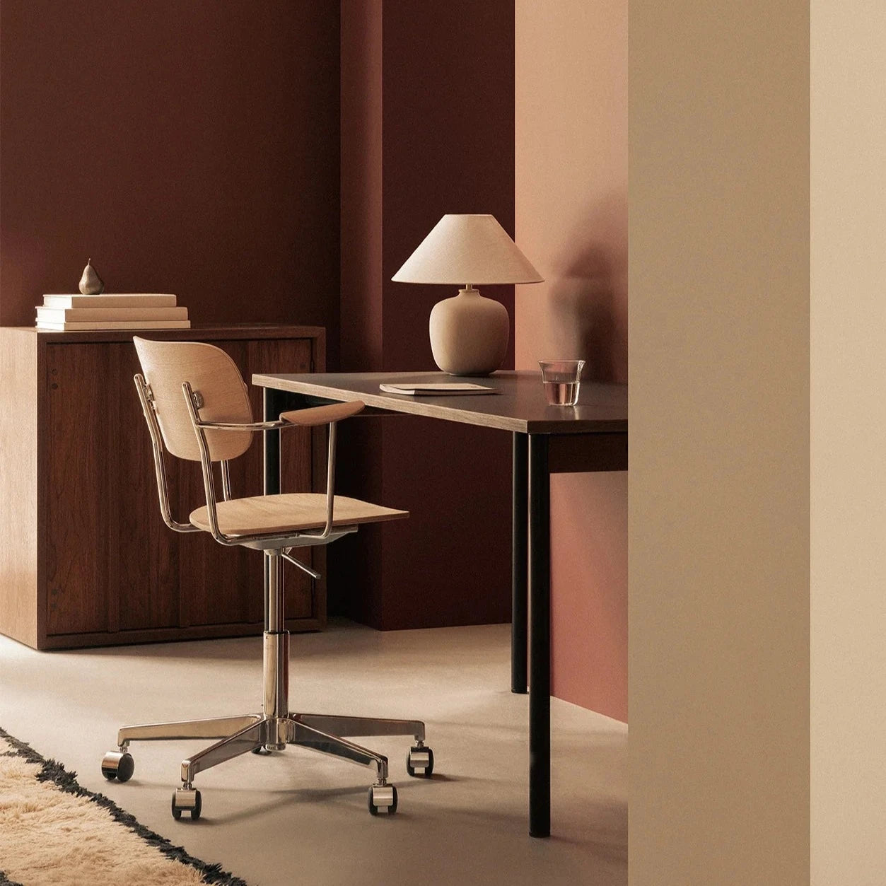 Ergonomic Co Task Chair with Adjustable Armrests - High Back Mesh Office Chair for Comfort & Support - Perfect for Home Office, Study, and Workspaces