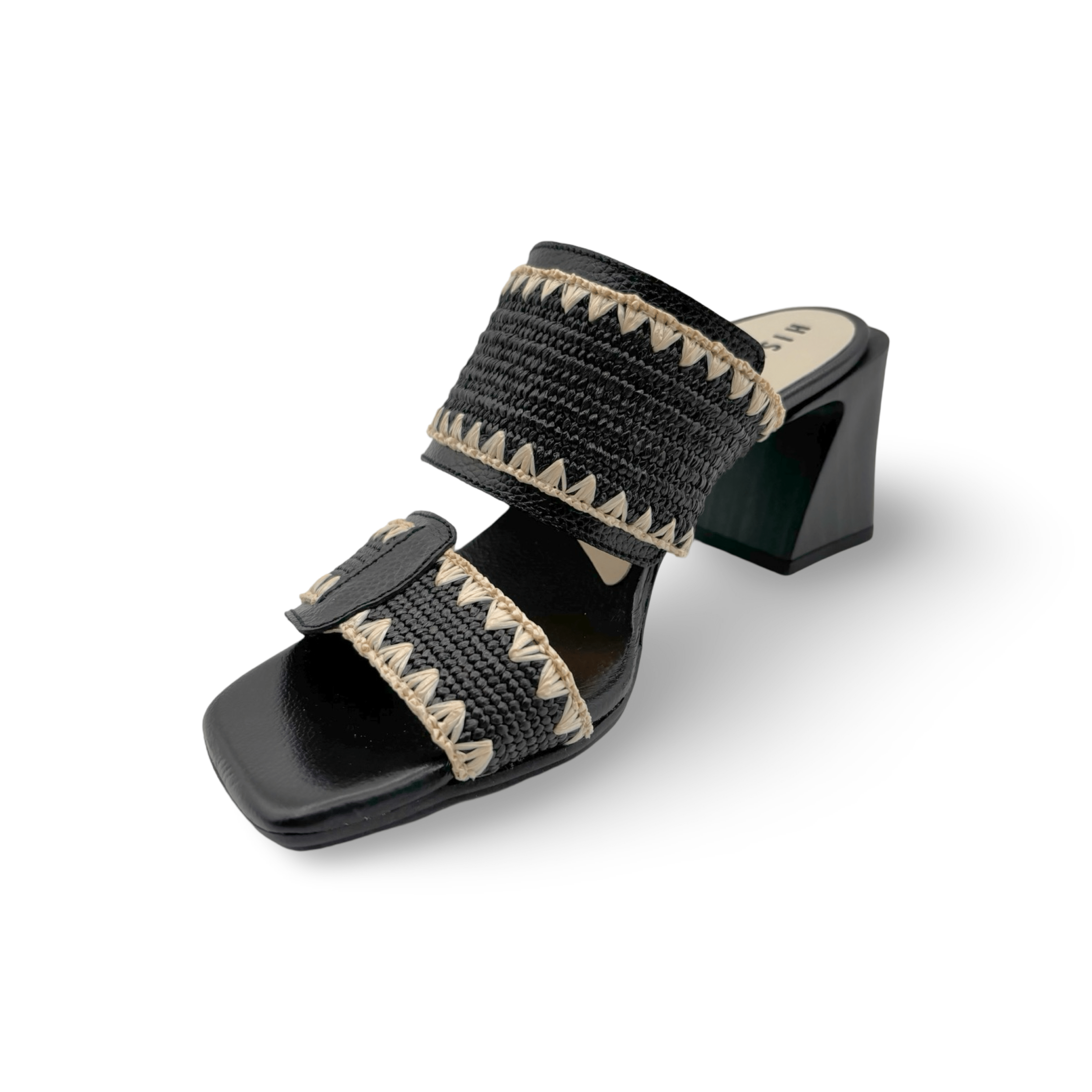 Miami Black & White Sandals for Women - Comfortable Beach & Casual Walking Shoes - Perfect for Summer, Vacation, and Outdoor Activities