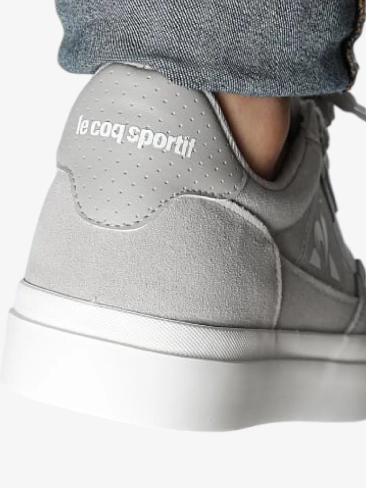 Le Coq Sportif LCS Ollie Grey Sneakers - Men's Casual Running Shoes for Walking, Gym & Everyday Wear