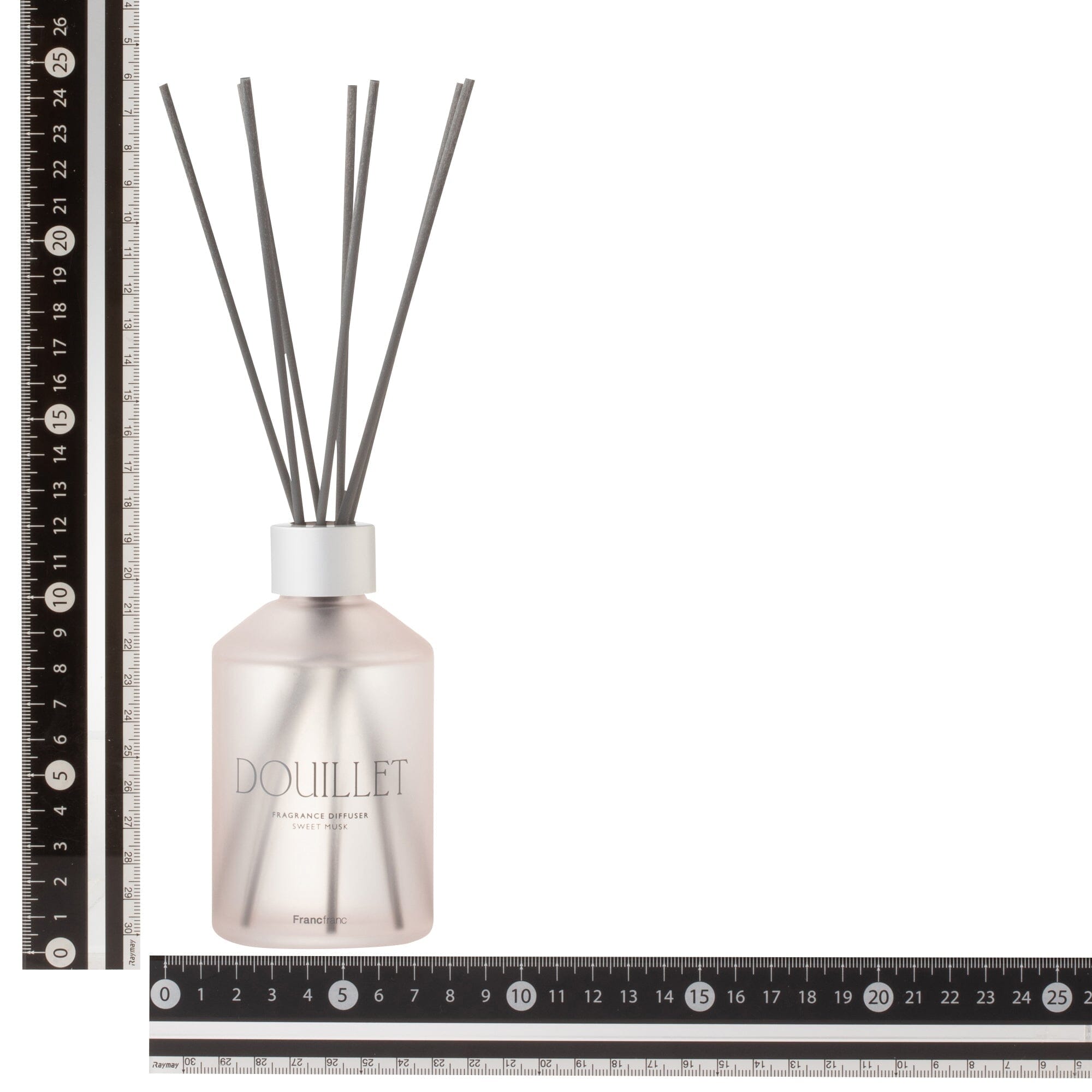 Pink Sweet Musk Fragrance Diffuser - Aromatherapy Essential Oil Reed Diffuser for Home, Office & Bedroom - Douillet Scented Air Freshener for Relaxation & Stress Relief