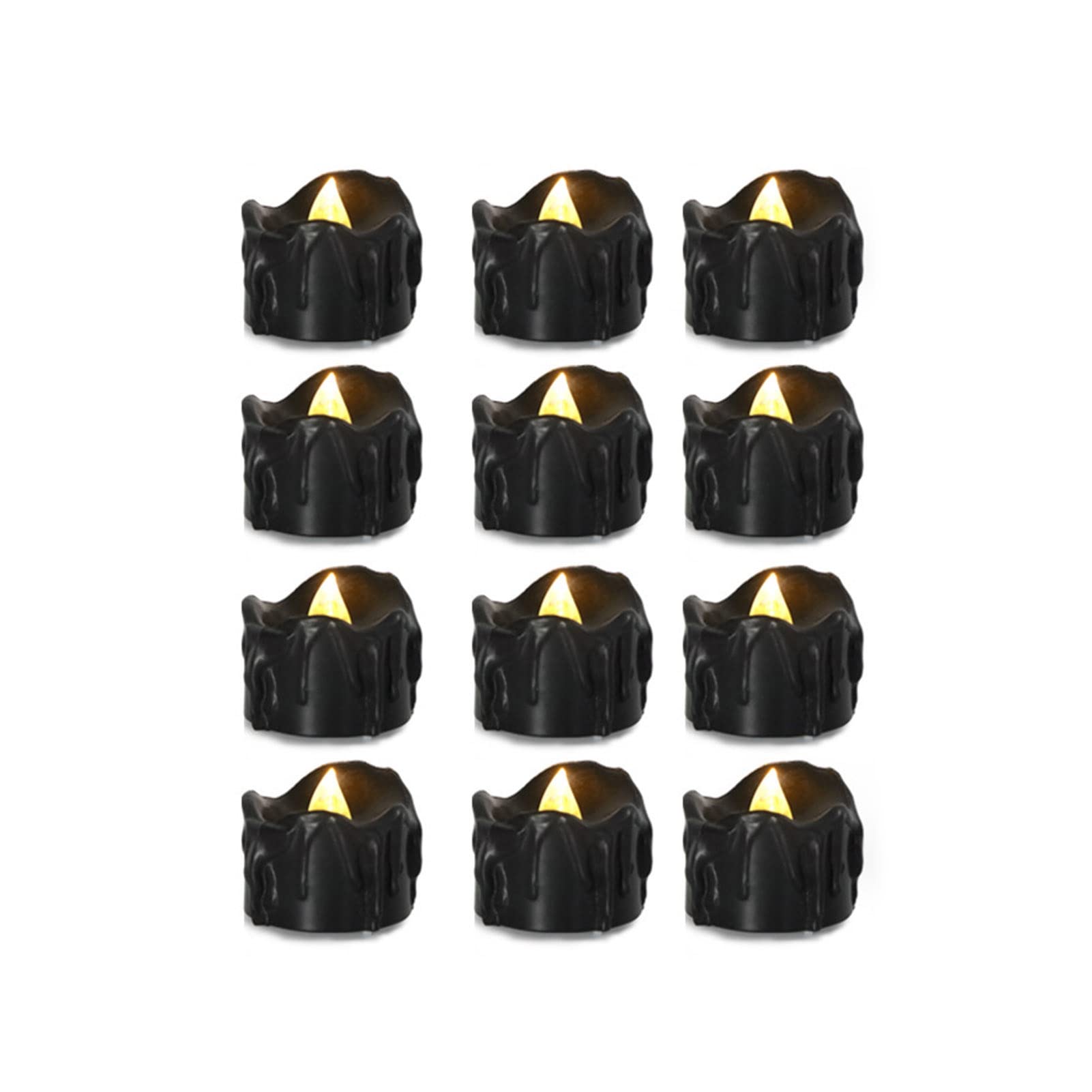 Long-Lasting LED Tealights - Flameless Battery Candles for Home Decor, Wedding, Party & Photo Props - Safe, Non-Glaring Warm White Lights to Enhance Ambiance - Perfect for Romantic Dinners, Spa Nights & Holiday Decorations